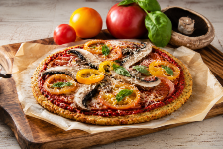 Gluten-free Cauliflower Crust Pizza Recipe from www.cookingwithruthie.com