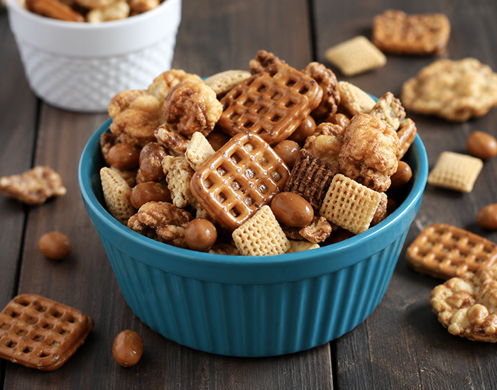 Salted Caramel Snack Mix Recipe From Www.cookingwithruthie.com 1